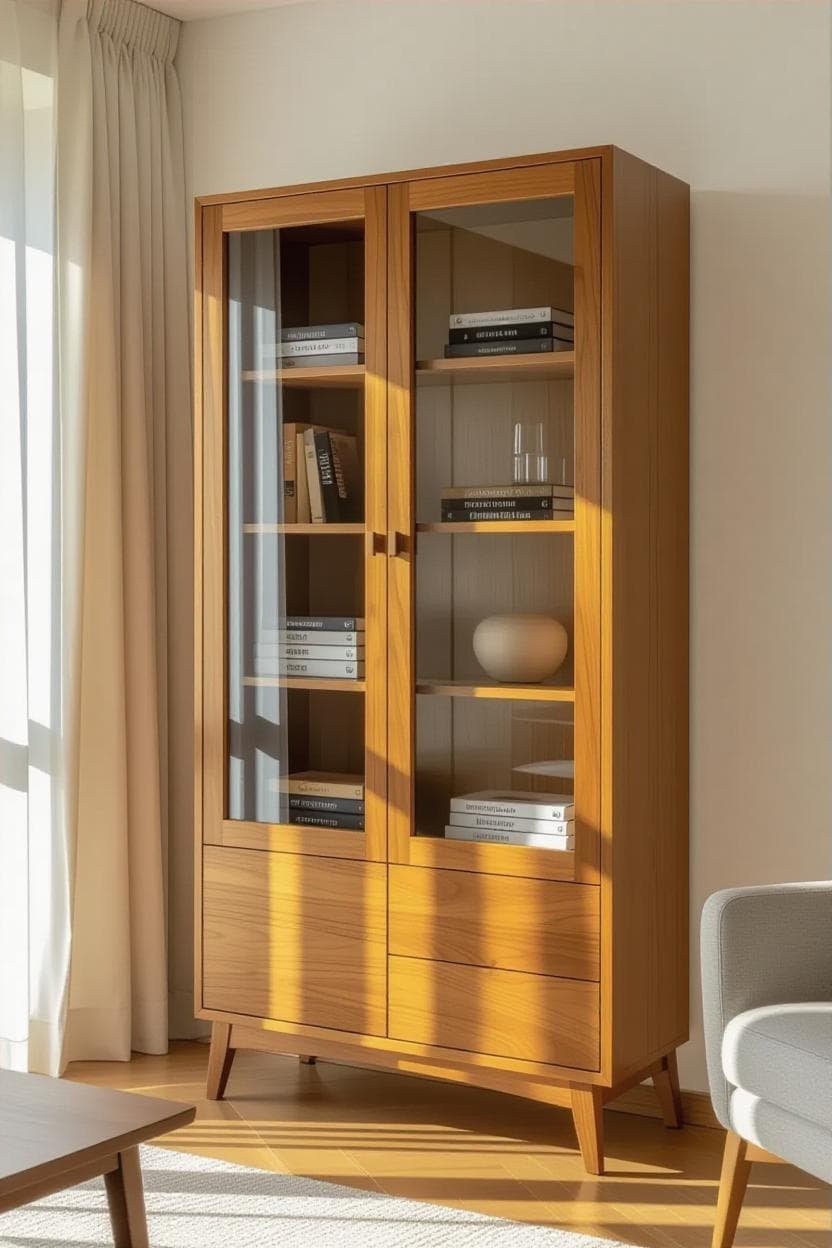 Glass Book Shelf