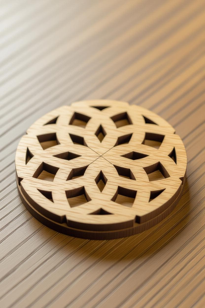 Wooden Coster 2