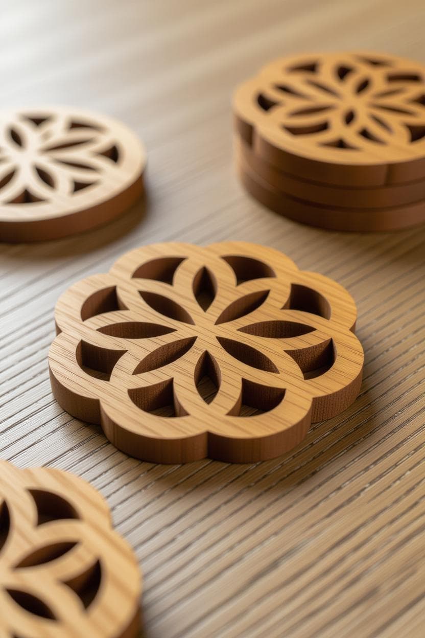 Wooden Coster 5