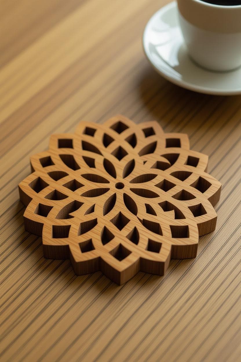 Wooden Coster 7