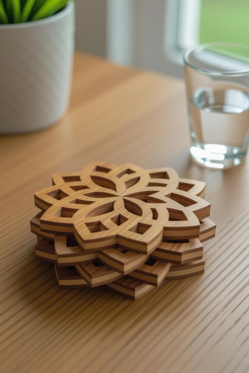 Wooden Coster 9
