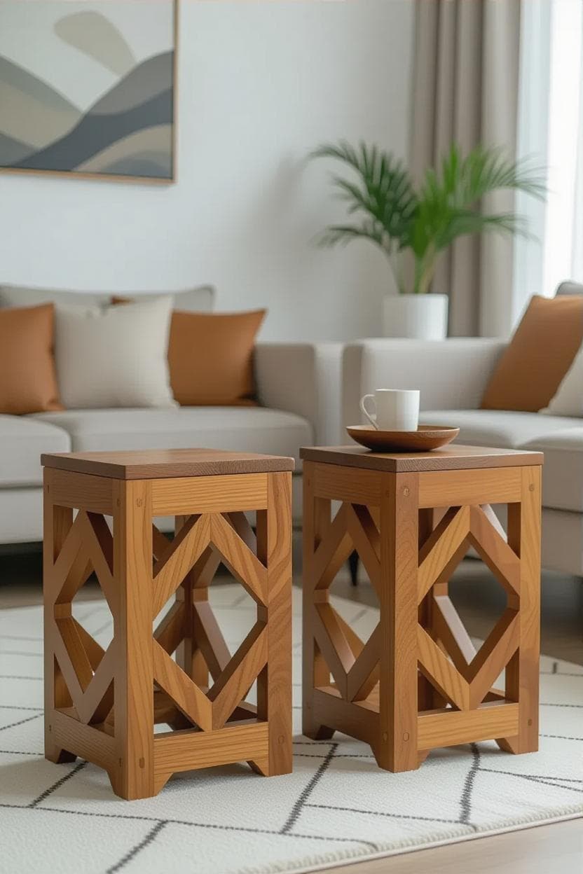 Wooden Stool 11