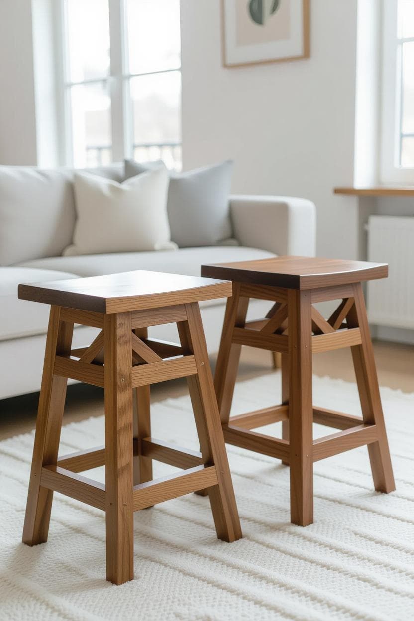 Wooden Stool 13