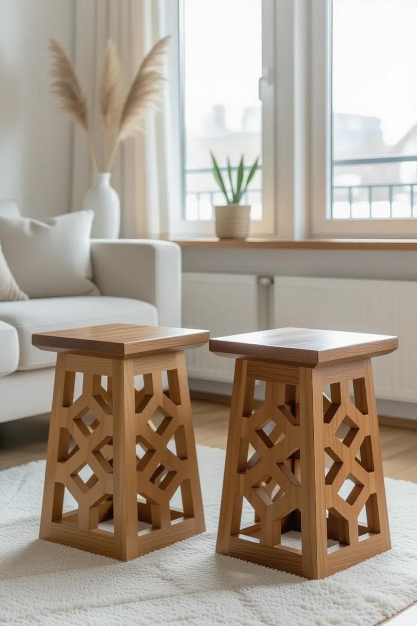 Wooden Stool 16