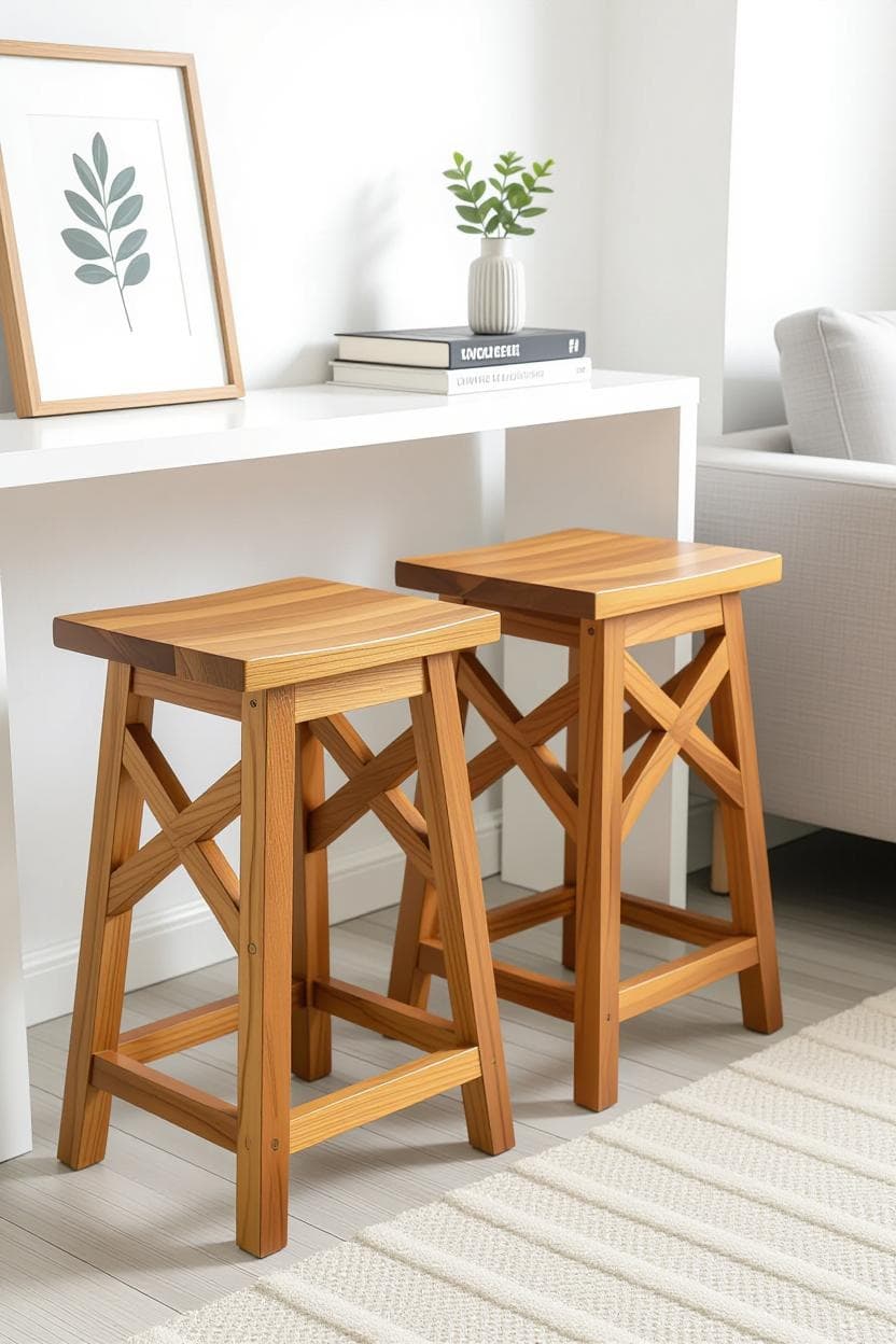 Wooden Stool 18