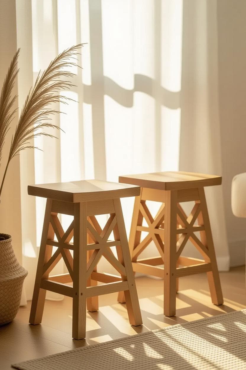 Wooden Stool 19
