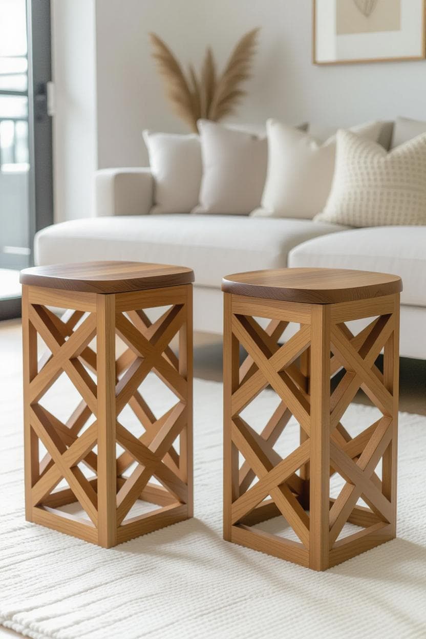 Wooden Stool 2