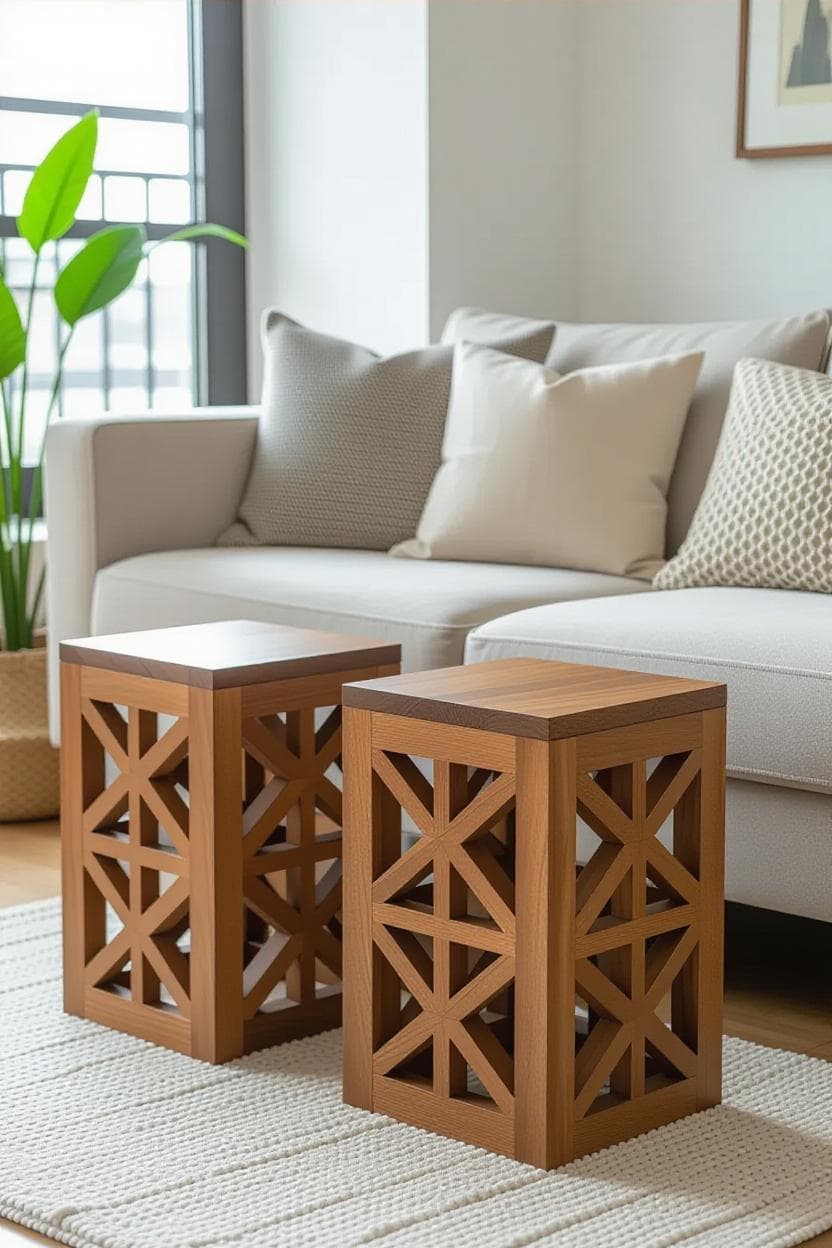 Wooden Stool 3