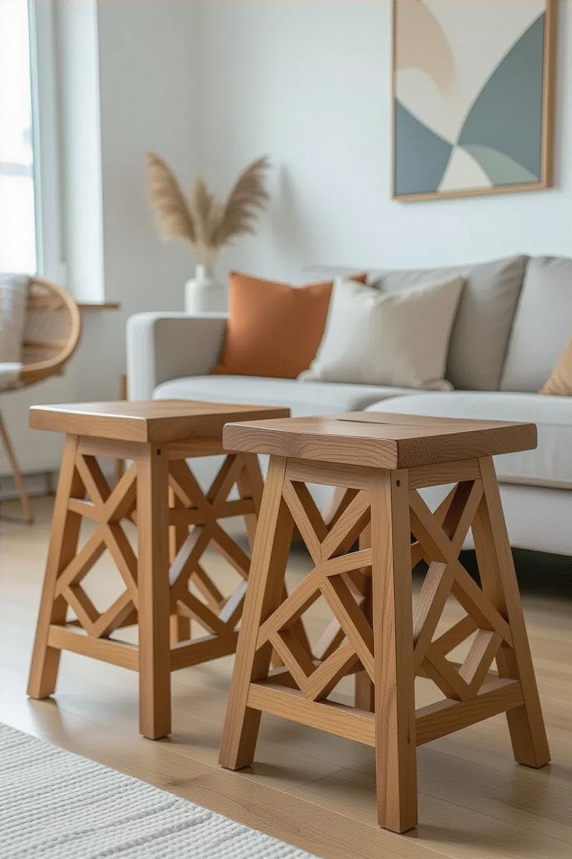 Wooden Stool 5