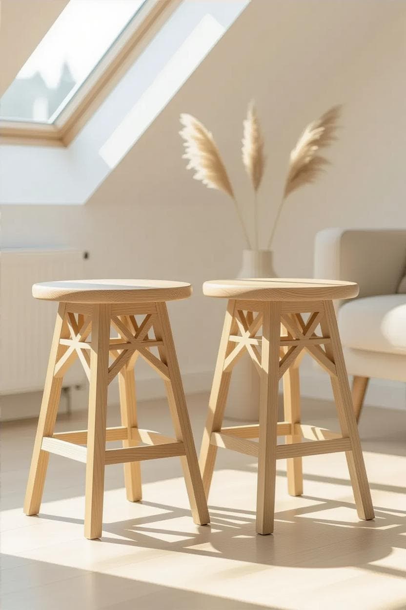 Wooden Stool 7