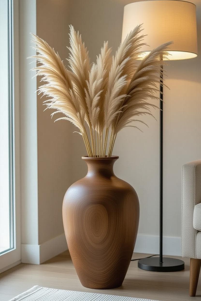 Wooden Vases